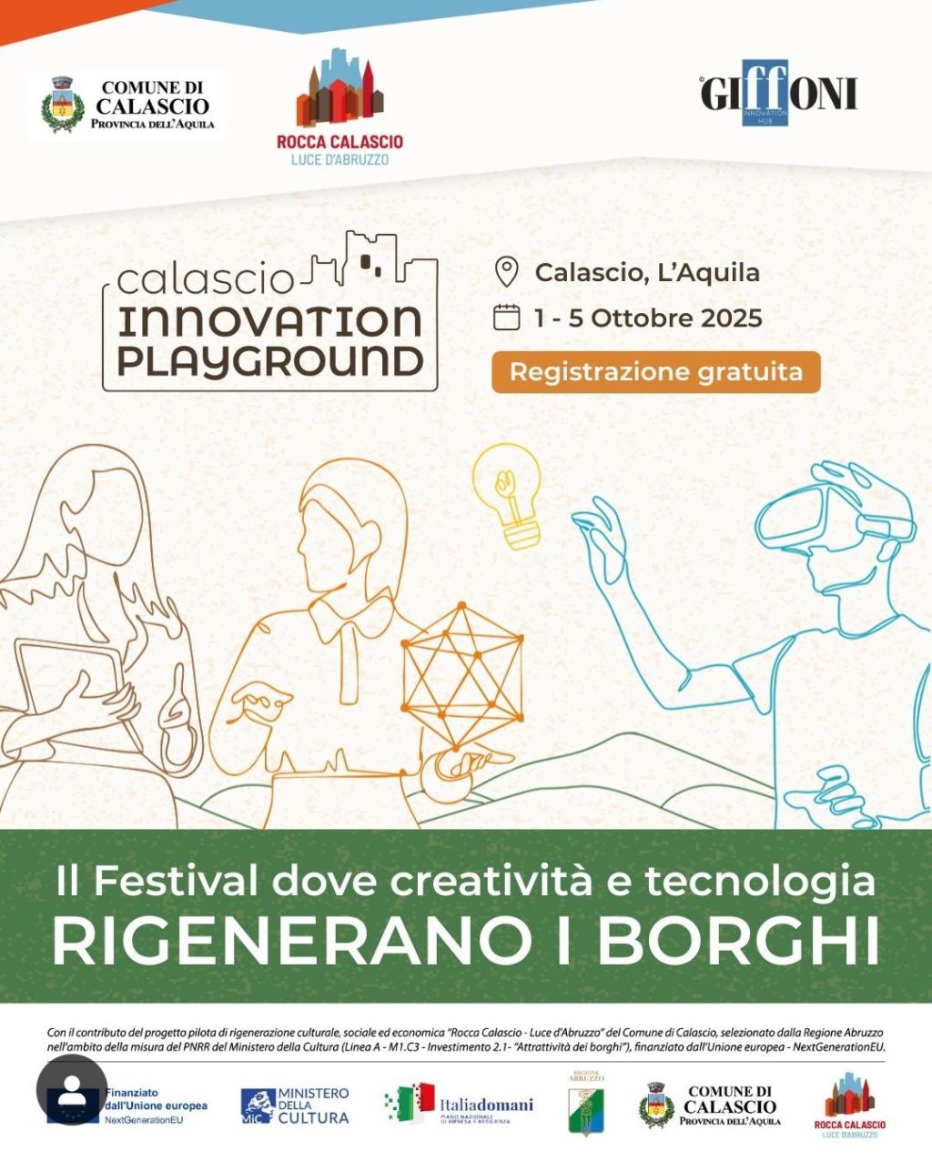 Innovation playground: Calascio 1-5 Ottobre 2025